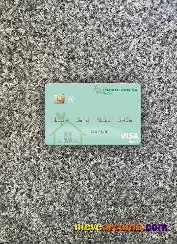 Togo Financial Bank visa debit card photolook
